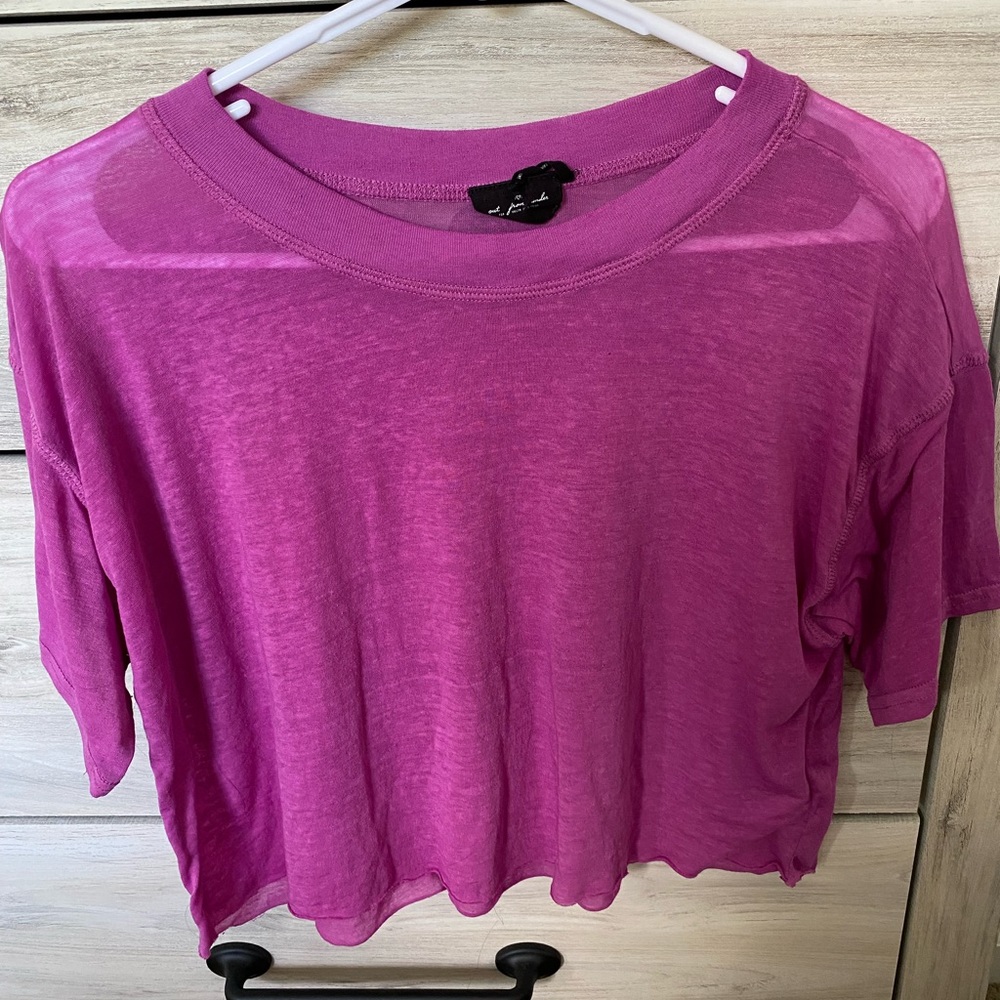 Out From Under Tuti Burnout Cropped Soft Tee